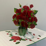 3D - Boeket met Rode rozen