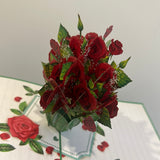 3D - Boeket met Rode rozen